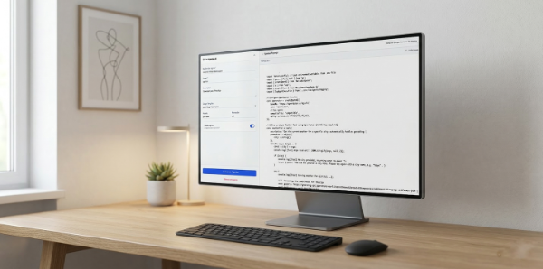 Configuración de tu IA: Interfaz mostrando un agente IA respondiendo un mensaje complejo sobre stock y precios