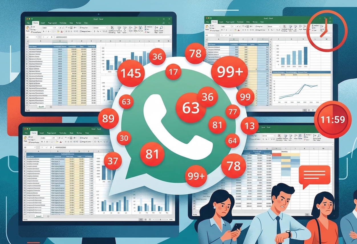 Caos en ventas por WhatsApp